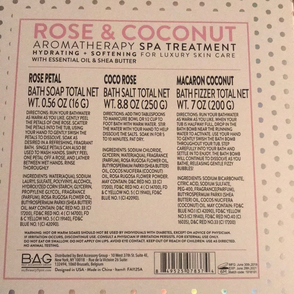 SPA TRAVEL SET - Picture 3 of 7